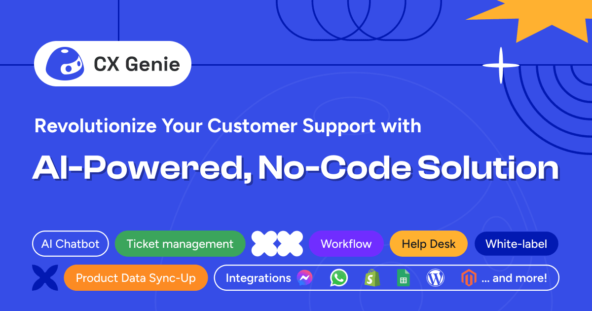 CX Genie AI customer support platform overview